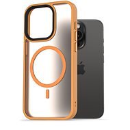 AlzaGuard Matte Case iPhone 15 Pro MagSafe sárga tok - Telefon tok
