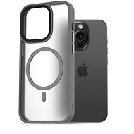 AlzaGuard Matte Case Compatible with Magsafe für das iPhone 15 Pro grau - Handyhülle