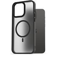 AlzaGuard Matte Case Compatible with MagSafe iPhone 15 Pro Max készülékhez, fekete - Telefon tok