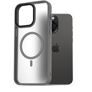 AlzaGuard Matte Case Compatible with Magsafe für das iPhone 15 Pro Max grau - Handyhülle