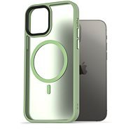 AlzaGuard Matte Case iPhone 12/12 Pro MagSafe zöld tok - Telefon tok