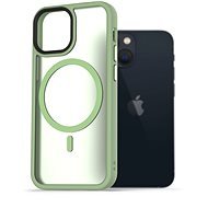 AlzaGuard Matte Case iPhone 13 Mini MagSafe zöld tok - Telefon tok