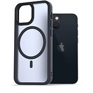 AlzaGuard Matte Case iPhone 13 Mini MagSafe sötétkék tok - Telefon tok