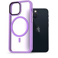 AlzaGuard Matte Case Compatible with MagSafe iPhone 13 Mini készülékhez, világos lila - Telefon tok