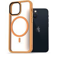 AlzaGuard Matte Case iPhone 13 Mini MagSafe sárga tok - Telefon tok