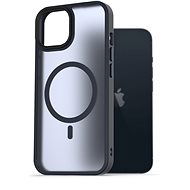 AlzaGuard Matte Case Compatible with MagSafe iPhone 13 készülékhez, sötétkék - Telefon tok