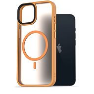 AlzaGuard Matte Case iPhone 13 MagSafe sárga tok - Telefon tok