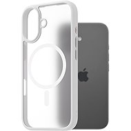 AlzaGuard Matte Case Compatible with Magsafe for iPhone 17 white - Phone Cover