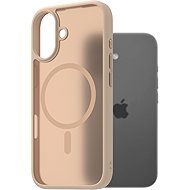 AlzaGuard Matte Case Compatible with Magsafe for iPhone 17 sand yellow - Phone Cover