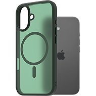 AlzaGuard Matte Case Compatible with Magsafe for iPhone 17 dark green - Phone Cover