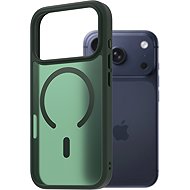 AlzaGuard Matte Case Compatible with Magsafe for iPhone 17 Pro dark green - Phone Cover