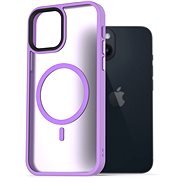 AlzaGuard Matte Case iPhone 14 MagSafe világoslila tok - Telefon tok