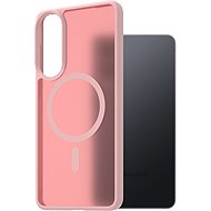 AlzaGuard Matte Case Compatible with Magsafe for Samsung Galaxy S25 EDGE pink - Phone Cover