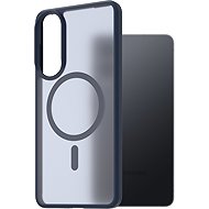 AlzaGuard Matte Case Compatible with Magsafe for Samsung Galaxy S25 EDGE dark blue - Phone Cover