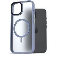 AlzaGuard Matte Case iPhone 15 MagSafe világoskék tok - Telefon tok
