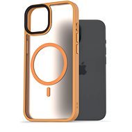 AlzaGuard Matte Case iPhone 15 MagSafe sárga tok - Telefon tok