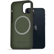 AlzaGuard Silicone Case Compatible with Magsafe iPhone 13 Mini zöld tok - Telefon tok