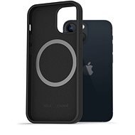 AlzaGuard Silicone Case Compatible with Magsafe for iPhone 13 Black - Phone Cover