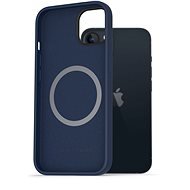 AlzaGuard Silicone Case Compatible with Magsafe for iPhone 13 Blue - Phone Cover