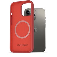 AlzaGuard Silicone Case Compatible with Magsafe for iPhone 13 Pro Red - Phone Cover