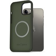 AlzaGuard Magnetic Silicone Case for iPhone 13 Pro Max Green - Phone Cover