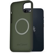 AlzaGuard Silicone Case Compatible with Magsafe tok iPhone 14 Plus készülékhez, zöld - Telefon tok