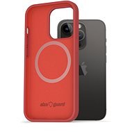 AlzaGuard Silicone Case Compatible with Magsafe iPhone 14 Pro piros mágneses szilikon tok - Telefon tok