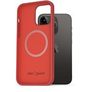 AlzaGuard Silicone Case Compatible with Magsafe für iPhone 14 Pro Max - rot - Handyhülle