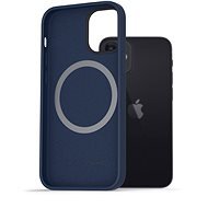 AlzaGuard Silicone Case Compatible with Magsafe iPhone 12 Mini kék tok - Telefon tok