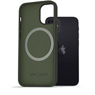 AlzaGuard Silicone Case Compatible with Magsafe for iPhone 12 Mini green - Phone Cover