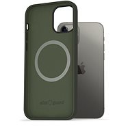 AlzaGuard Silicone Case Compatible with Magsafe for iPhone 12 / 12 Pro green - Phone Cover