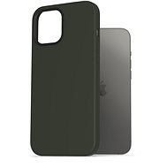 AlzaGuard Magnetic Silicon Case pre iPhone 12 Pro Max zelené - Kryt na mobil