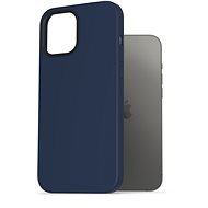 AlzaGuard Magnetic Silicon Case pre iPhone 12 Pro Max modré - Kryt na mobil