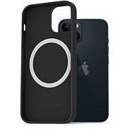 AlzaGuard Silicone Case Compatible with Magsafe iPhone 14 Black - Phone Cover