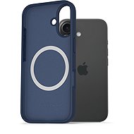 AlzaGuard Silicone Case Compatible with Magsafe for iPhone 16 blue - Phone Cover