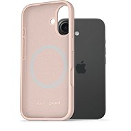 AlzaGuard Silicone Case Compatible with Magsafe for iPhone 16 pink - Phone Cover