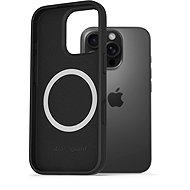 AlzaGuard Silicone Case Compatible with Magsafe for iPhone 16 Pro black - Phone Cover
