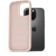 AlzaGuard Silicone Case Compatible with Magsafe for iPhone 16 Pro pink - Phone Cover