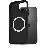 AlzaGuard Silicone Case Compatible with Magsafe for iPhone 16 Pro Max black - Phone Cover