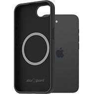 AlzaGuard Silicone Case Compatible with Magsafe for iPhone 16e / 17e black - Phone Cover