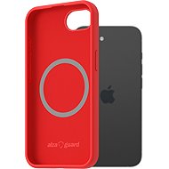 AlzaGuard Silicone Case Compatible with Magsafe for iPhone 16e / 17e red - Phone Cover