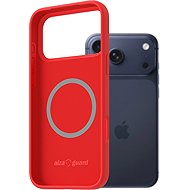 AlzaGuard Silicone Case Compatible with Magsafe for iPhone 17 Pro Max red - Phone Cover