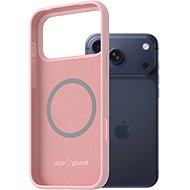 AlzaGuard Silicone Case Compatible with Magsafe for iPhone 17 Pro Max pink - Phone Cover