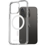 AlzaGuard Crystal Clear Case Compatible with Magsafe iPhone 14 Pro Max mágneses tok - Telefon tok