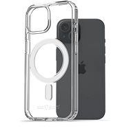 AlzaGuard Crystal Clear Case Compatible with Magsafe iPhone 15 mágneses tok - Telefon tok