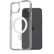 AlzaGuard Crystal Clear Case Compatible with Magsafe iPhone 15 Plus mágneses tok - Telefon tok