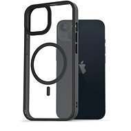 AlzaGuard Clear TPU Case Kompatibel mit Magsafe für iPhone 13 schwarz - Handyhülle