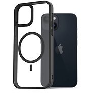 AlzaGuard Clear TPU Case Compatible with Magsafe pro iPhone 14 černé - Phone Cover