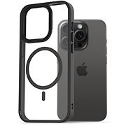AlzaGuard Clear TPU Case Kompatibel mit Magsafe für iPhone 15 Pro schwarz - Handyhülle