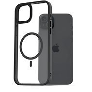 AlzaGuard Clear TPU Case Compatible with Magsafe pro iPhone 15 Plus černé - Phone Cover